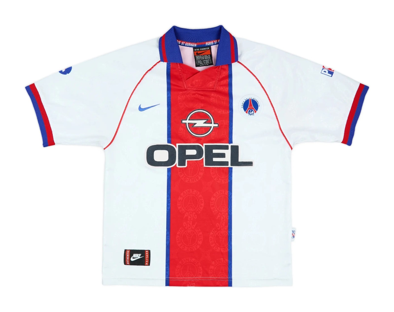 Segunda equipación de Paris Saint-Germain 96-97