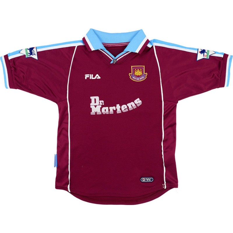 Primera equipación de West Ham United 00-01