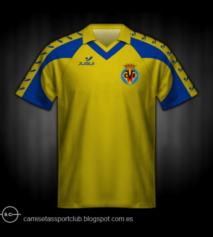 Primera equipación de Villarreal 93-94