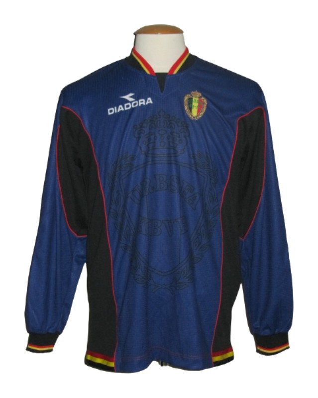 Equipación de portero de Bélgica 1998