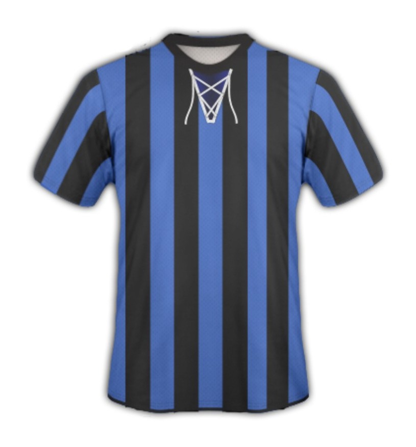 Primera equipación de Inter de Milán 1911-12