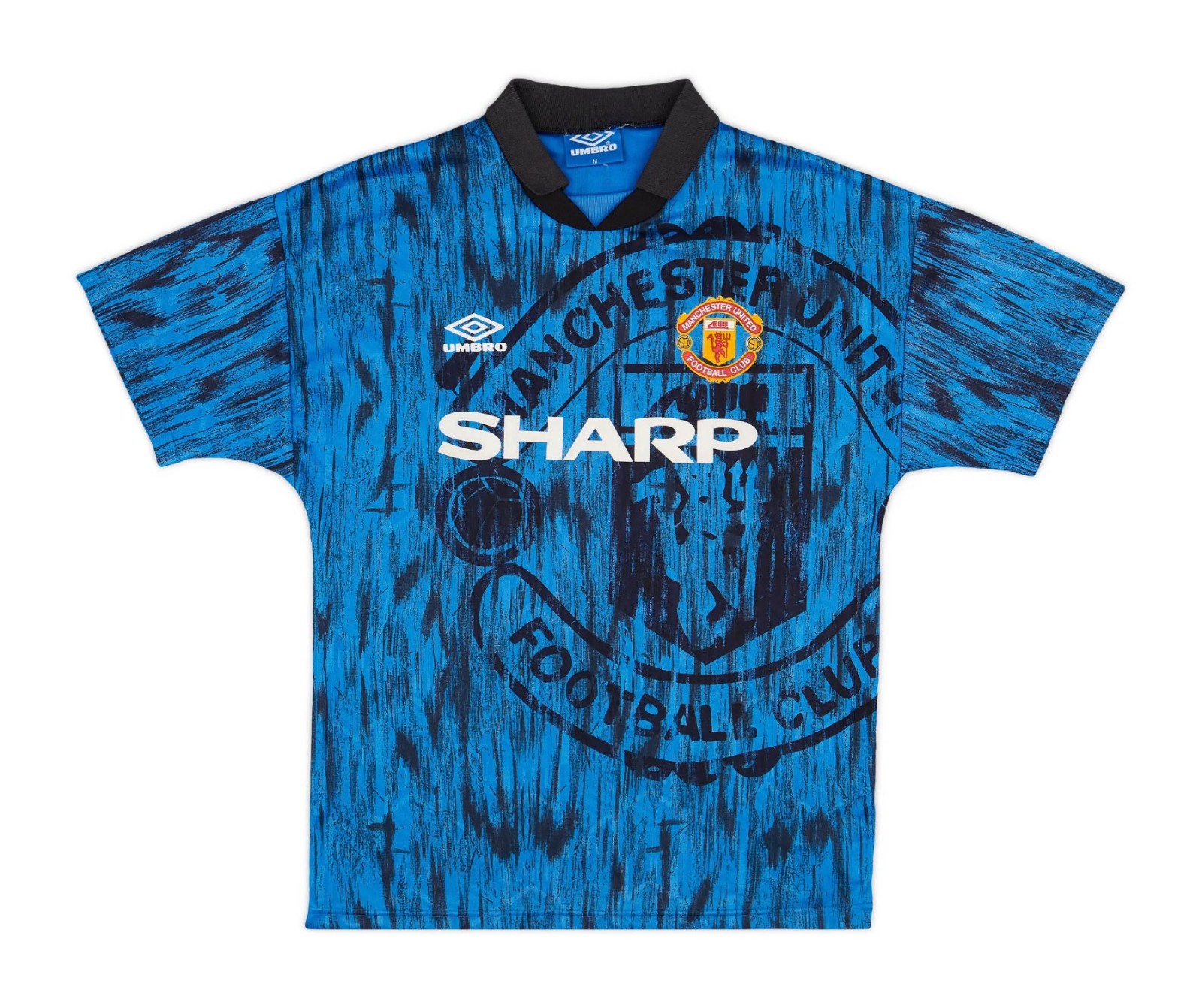 Segunda equipación de Manchester United 92-93