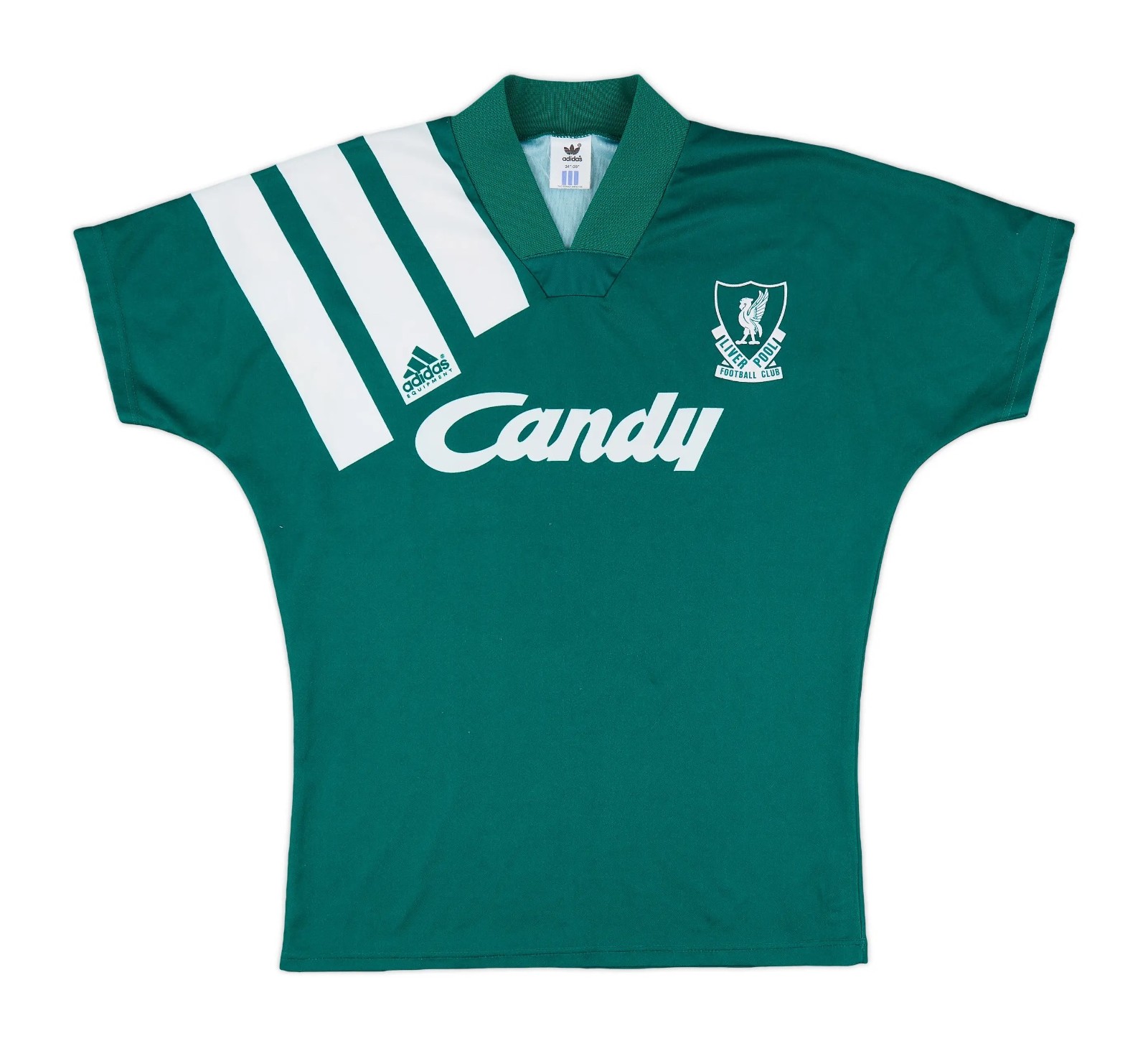 Segunda equipación de LiverpoolFC 91-92