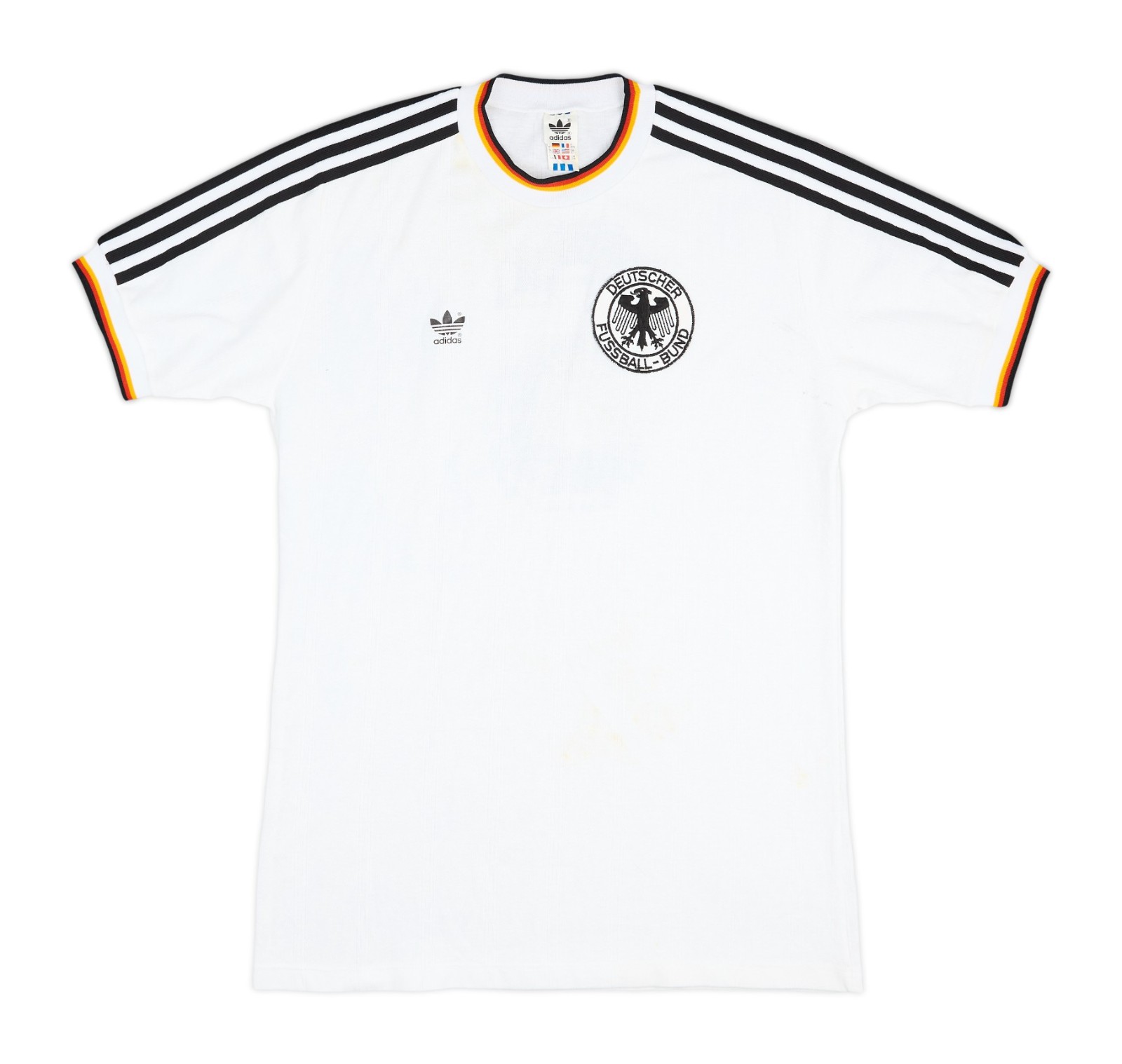 Primera equipación de Alemania 1987