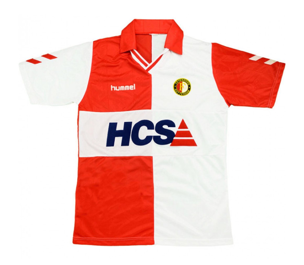 Primera equipación de Feyenoord 89-90