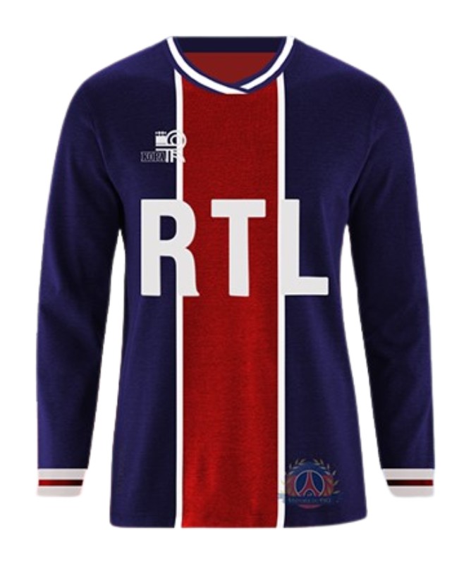 Primera equipación de Paris Saint-Germain 75-76