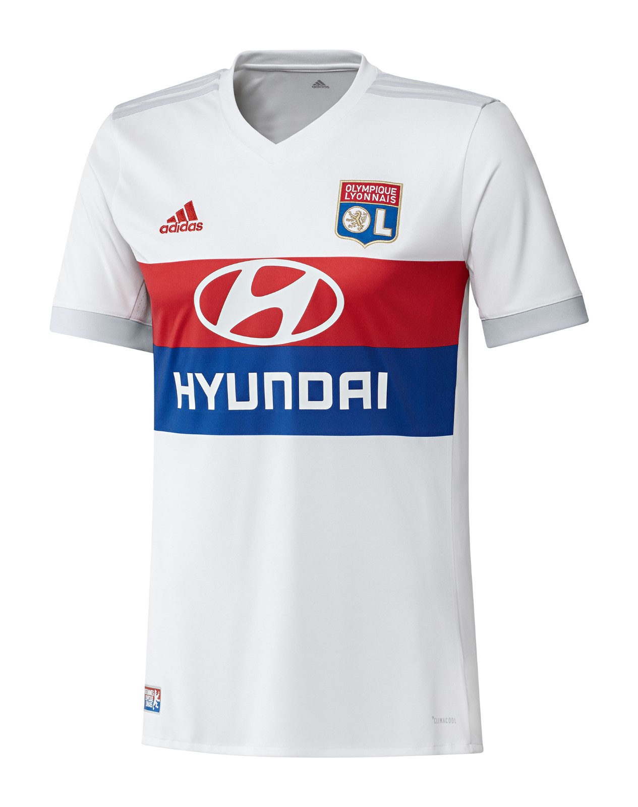 Primera equipación de Olympique de Lyon 17-18