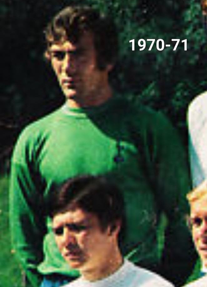 Equipación de portero de Tottenham 70-71
