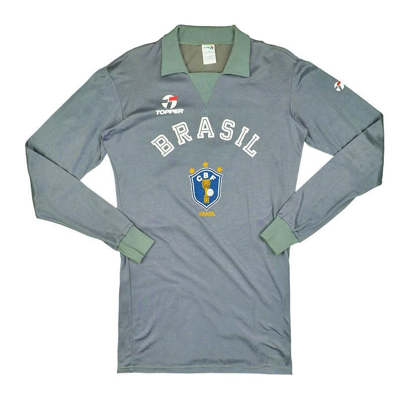 Equipación de portero de Brasil 1986