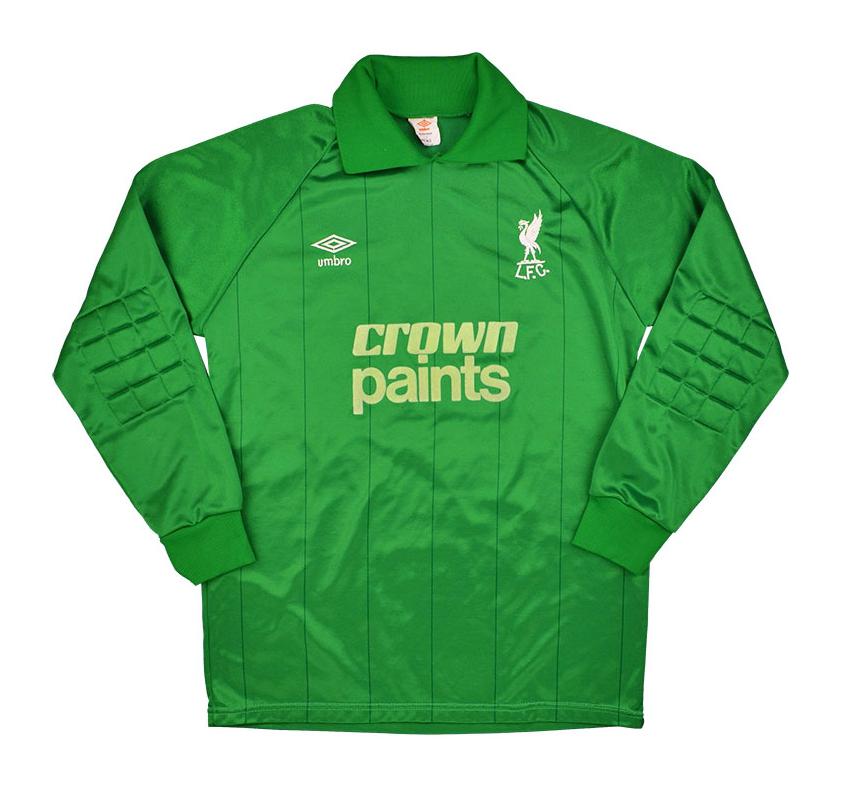 Equipación de portero de LiverpoolFC 82-83