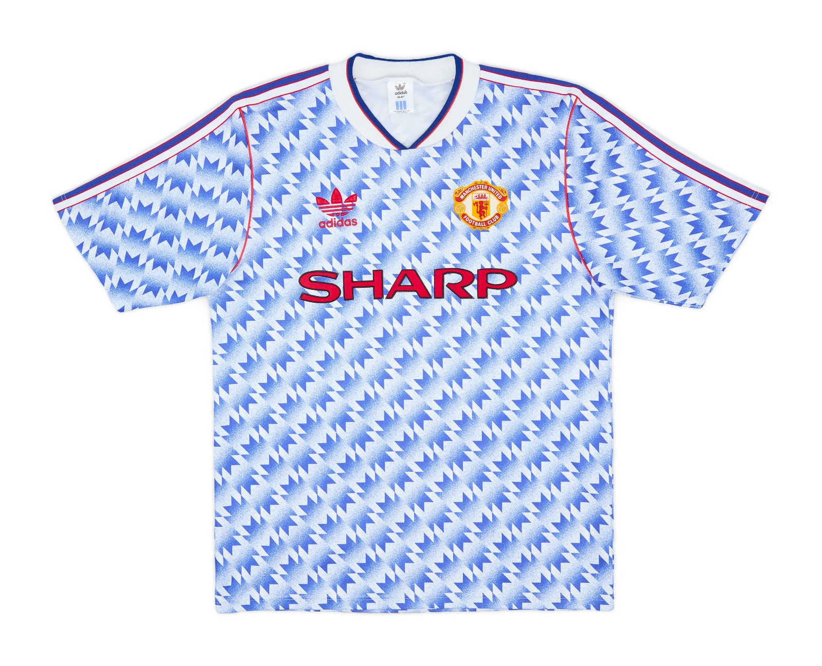 Segunda equipación de Manchester United 91-92