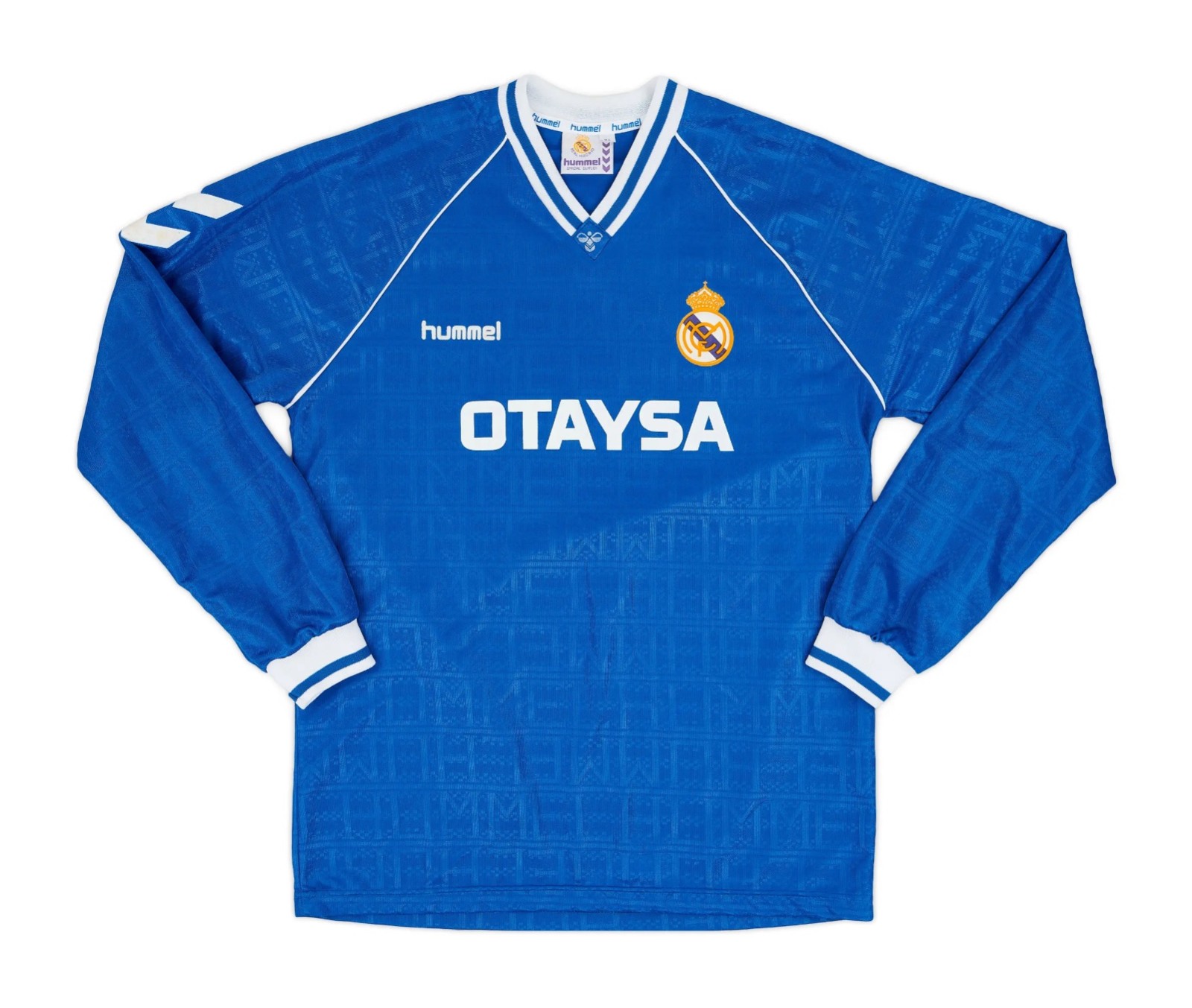 Segunda equipación de Real Madrid 91-92