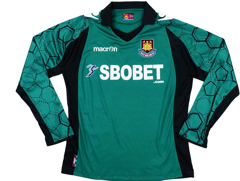 Equipación de portero de West Ham United 12-13