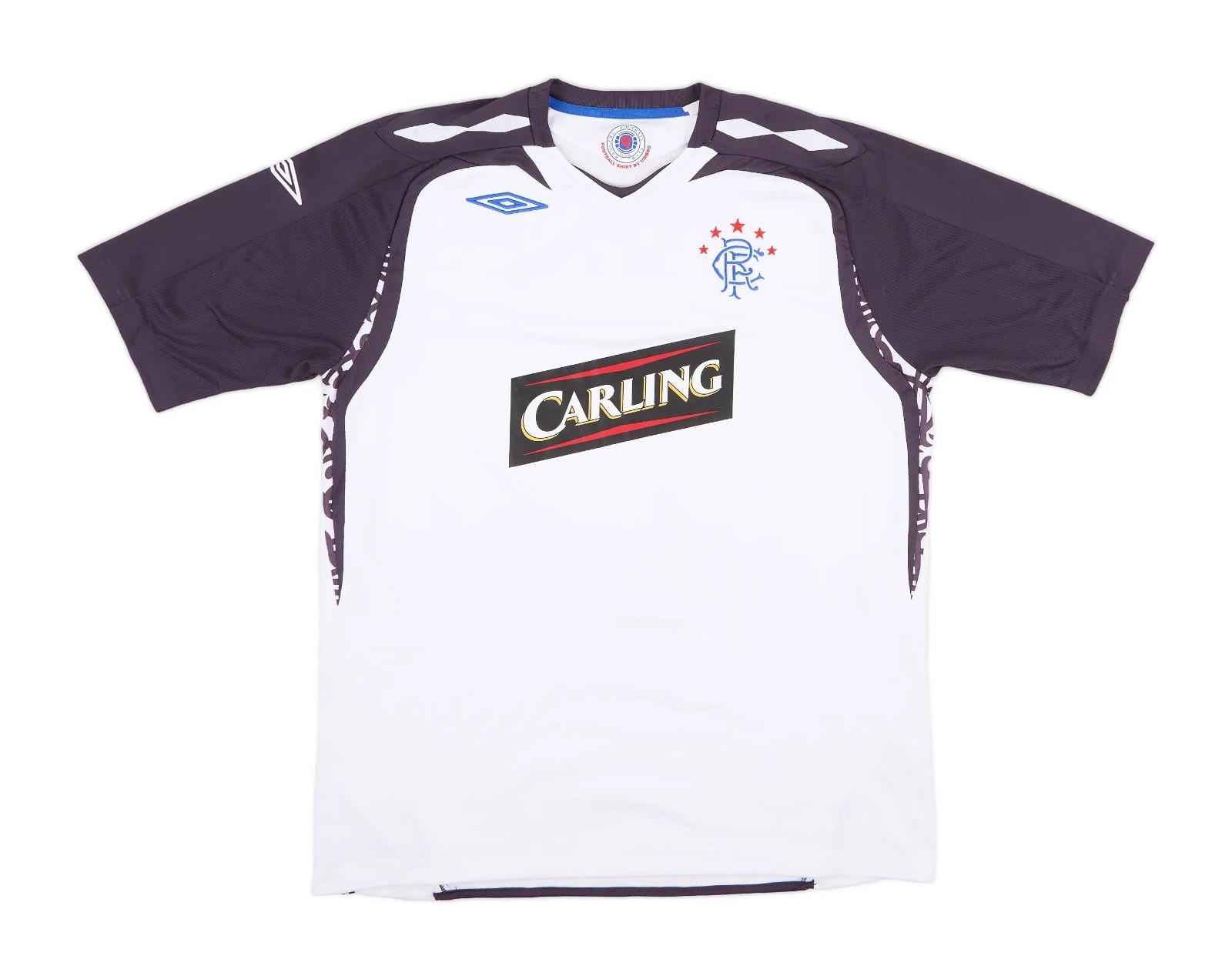 Segunda equipación de Glasgow Rangers 07-08