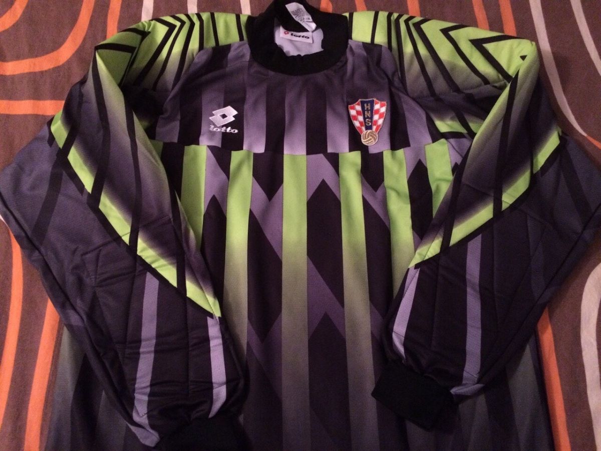 Equipación de portero de Croacia 1996