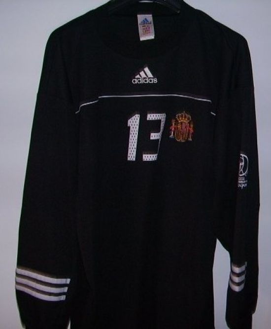 Equipación de portero de España 2002
