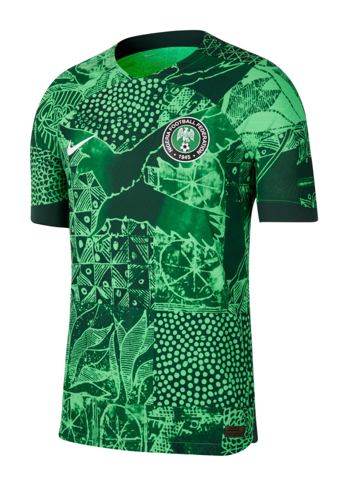 Primera equipación de Nigeria 2022