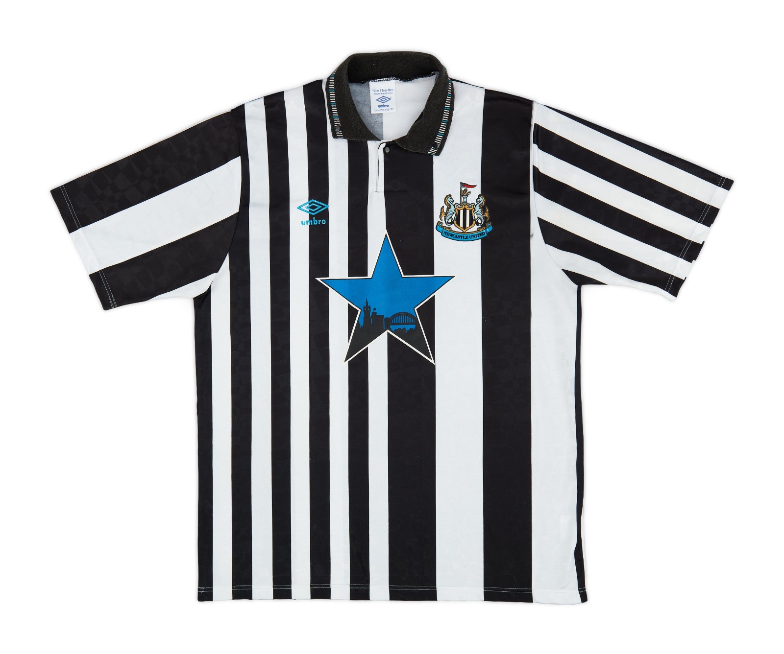 Primera equipación de Newcastle 92-93