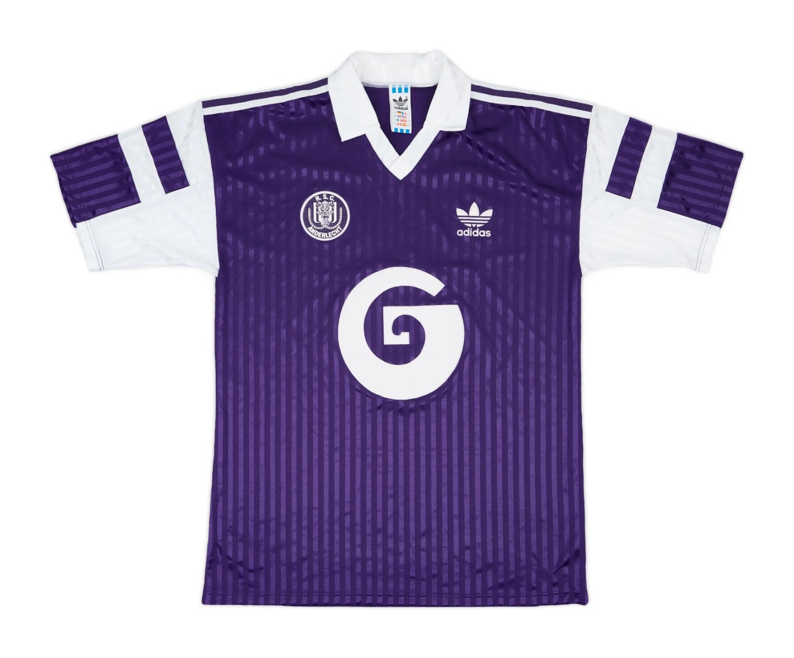 Primera equipación de Anderlecht 90-91
