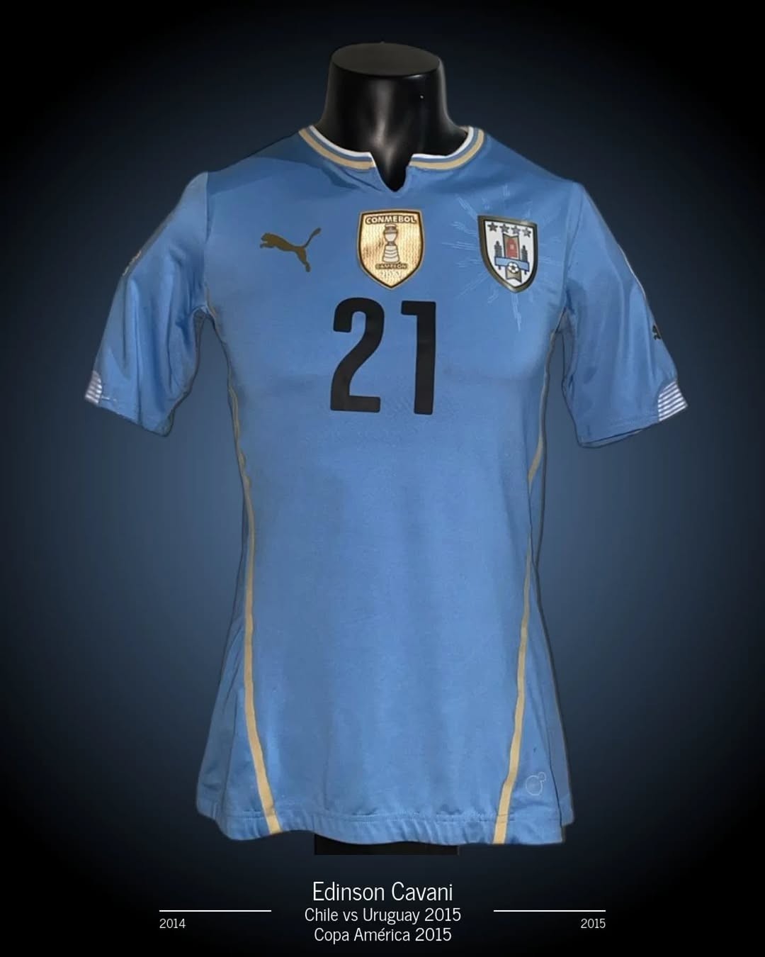 Primera equipación de Uruguay 2015