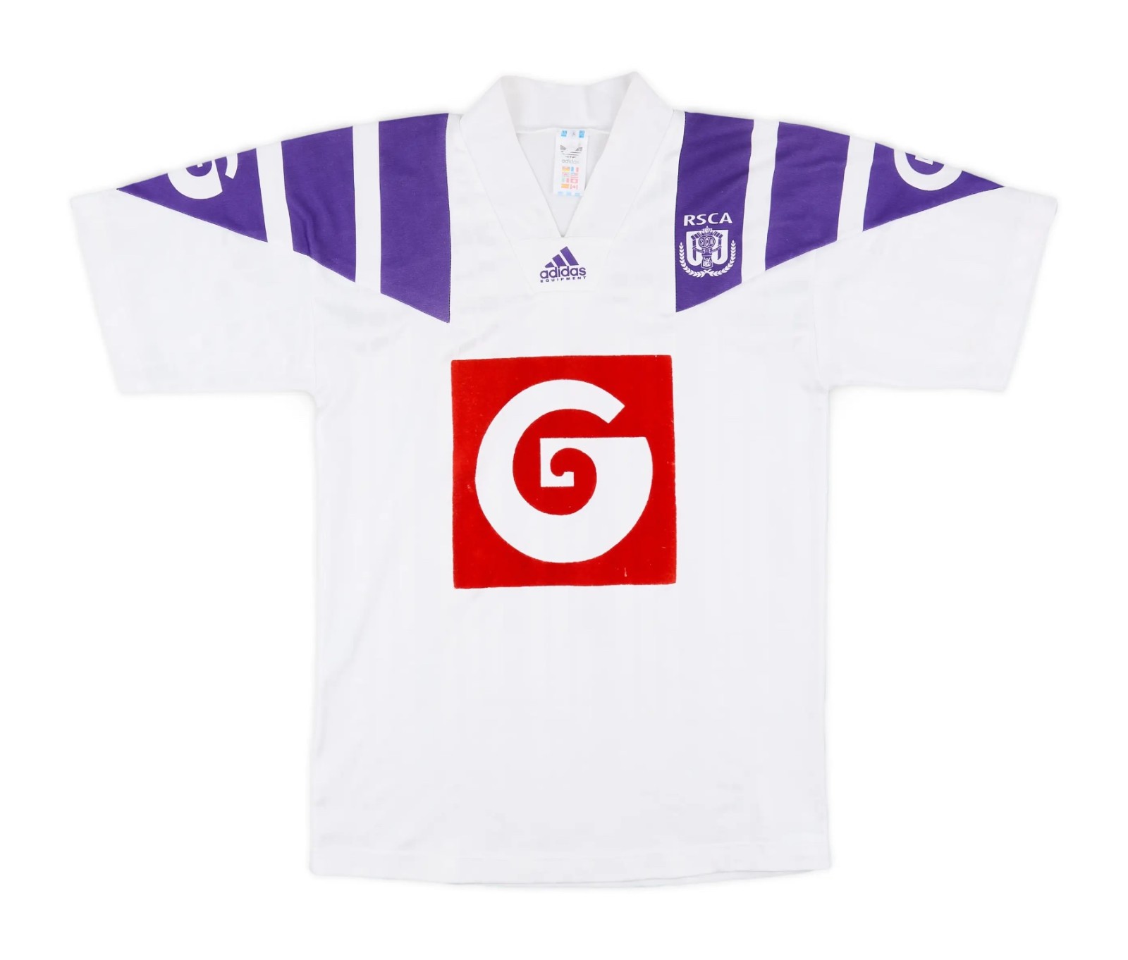 Primera equipación de Anderlecht 92-93