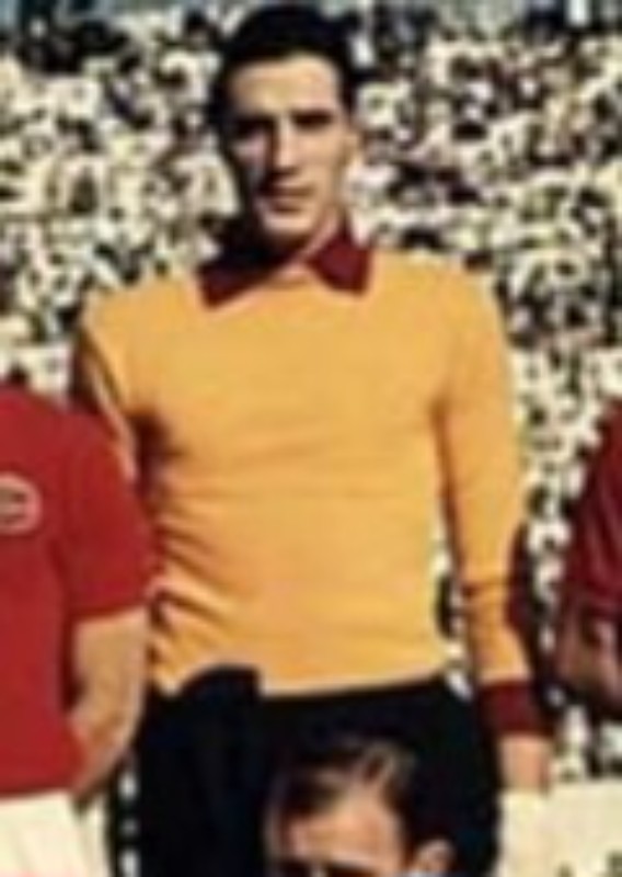 Equipación de portero de Roma 60-61