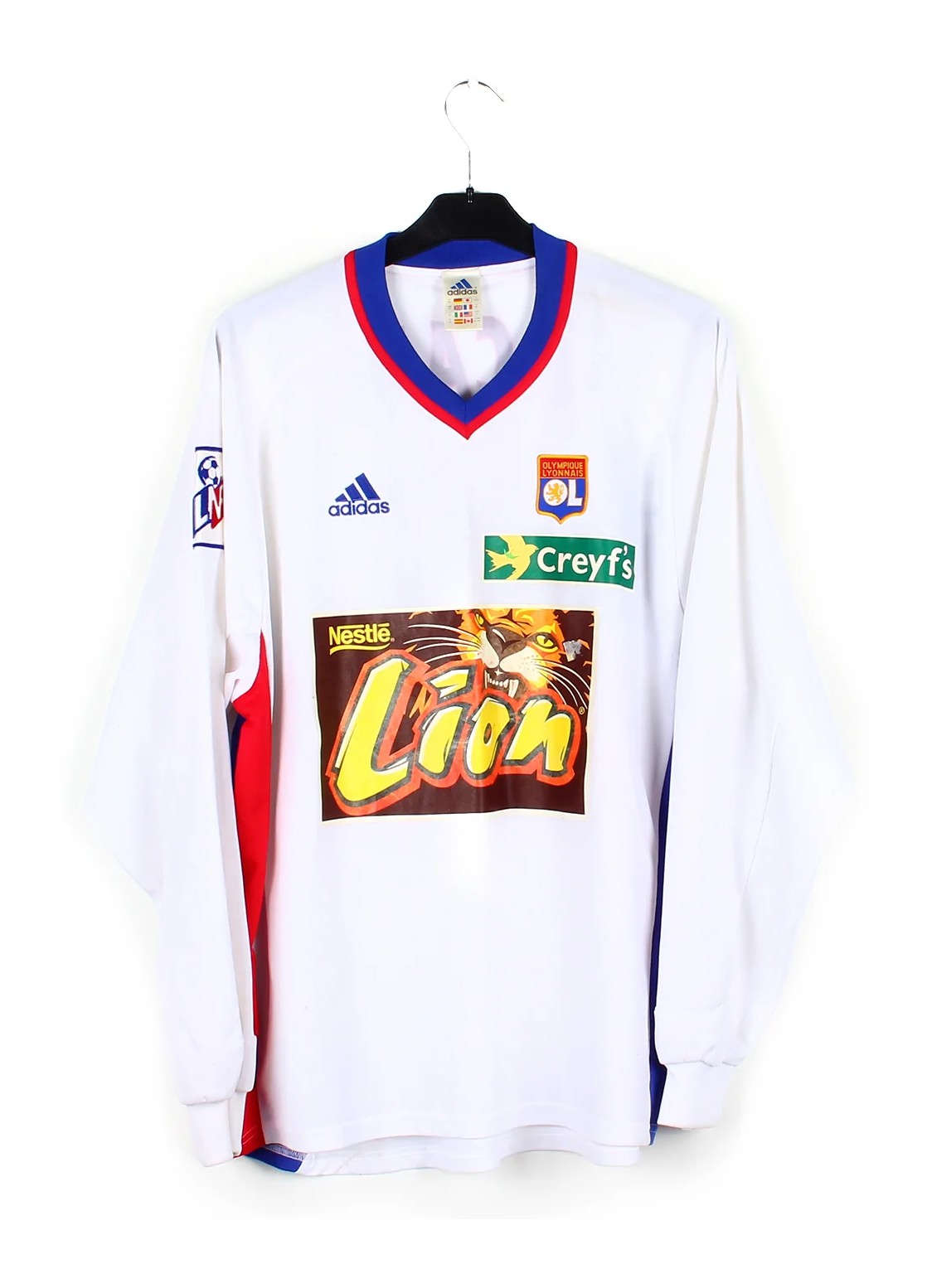 Primera equipación de Olympique de Lyon 01-02