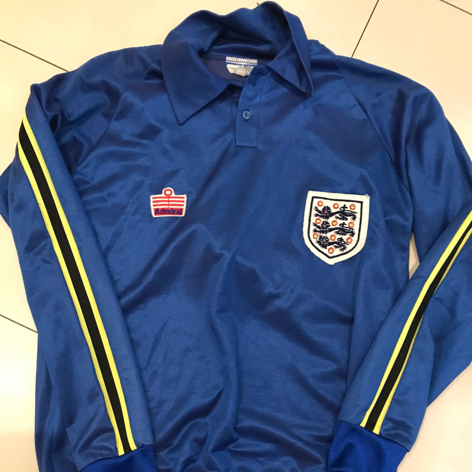 Equipación de portero de Inglaterra 1980