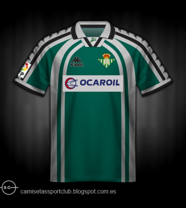 Segunda equipación de Real Betis 97-98