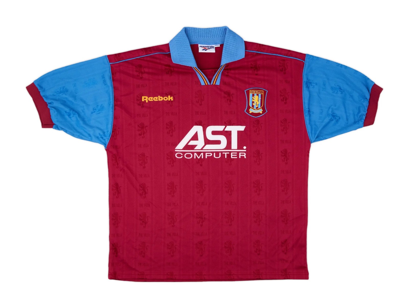 Primera equipación de Aston Villa 95-96