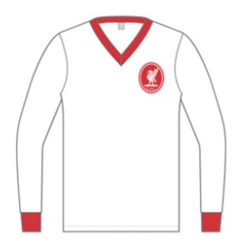 Segunda equipación de LiverpoolFC 59-60