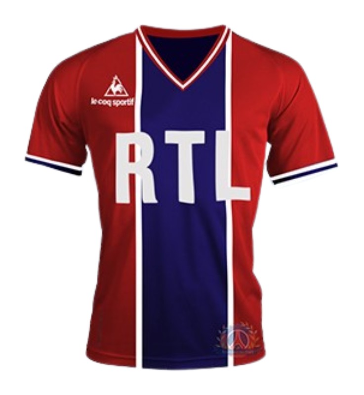 Segunda equipación de Paris Saint-Germain 74-75