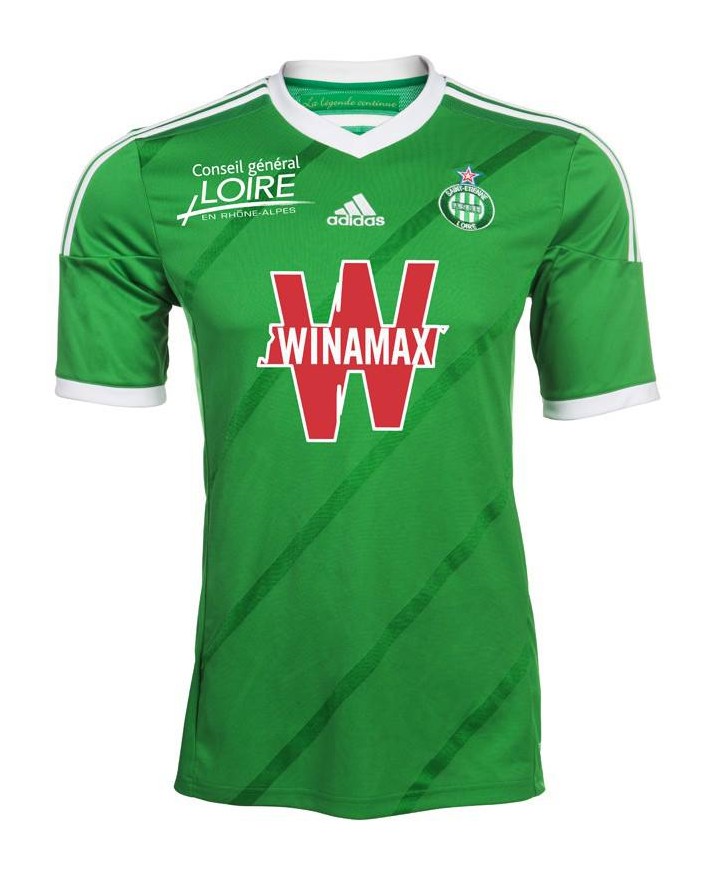 Primera equipación de Saint-Étienne 14-15
