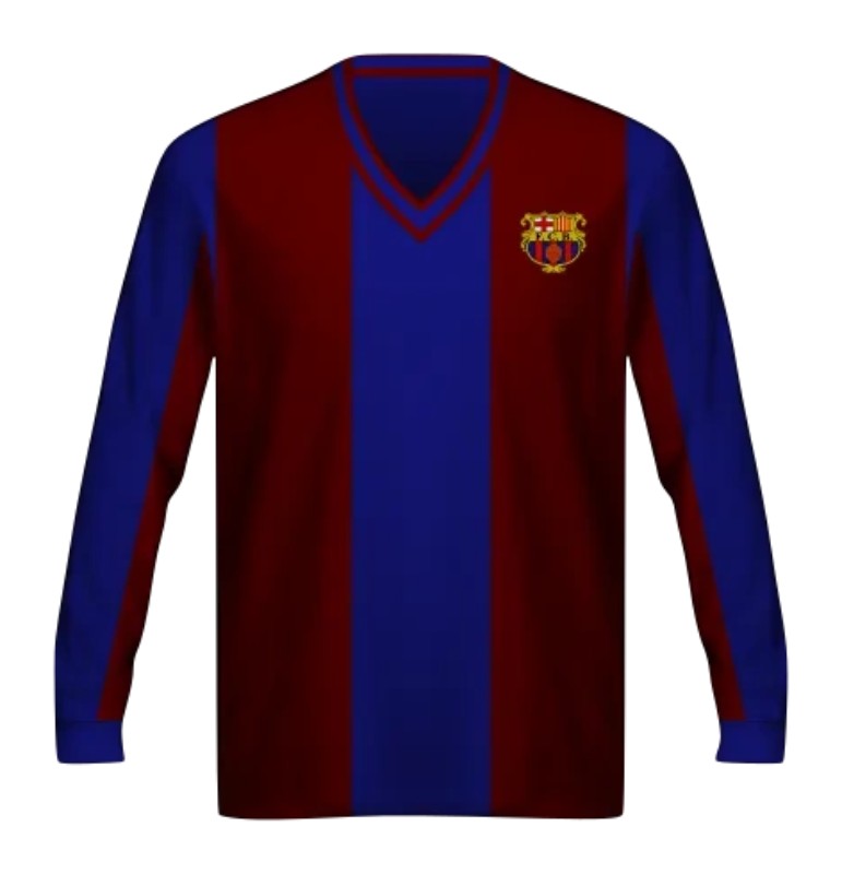 Primera equipación de Barcelona 1927-28