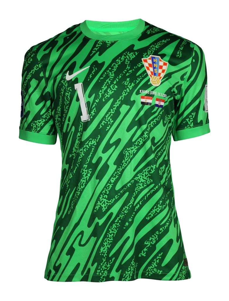 Equipación de portero de Croacia 2024