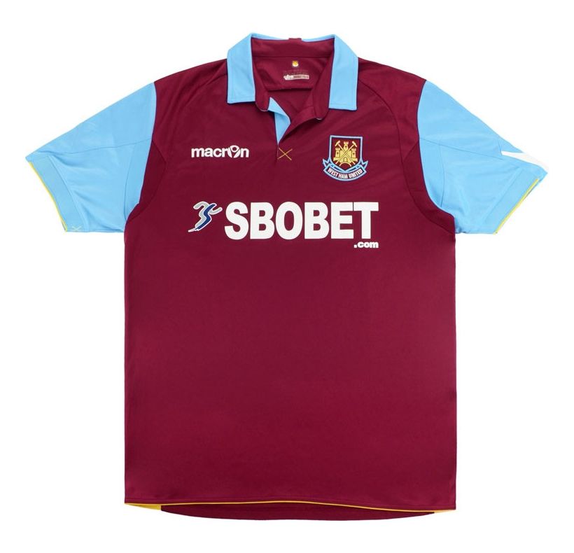Primera equipación de West Ham United 10-11