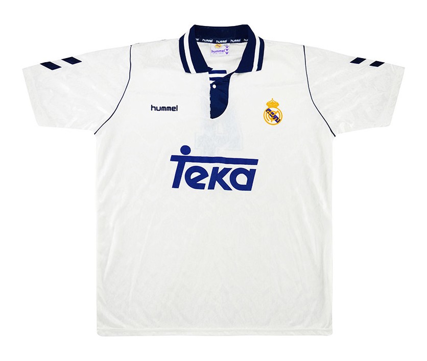 Primera equipación de Real Madrid 92-93