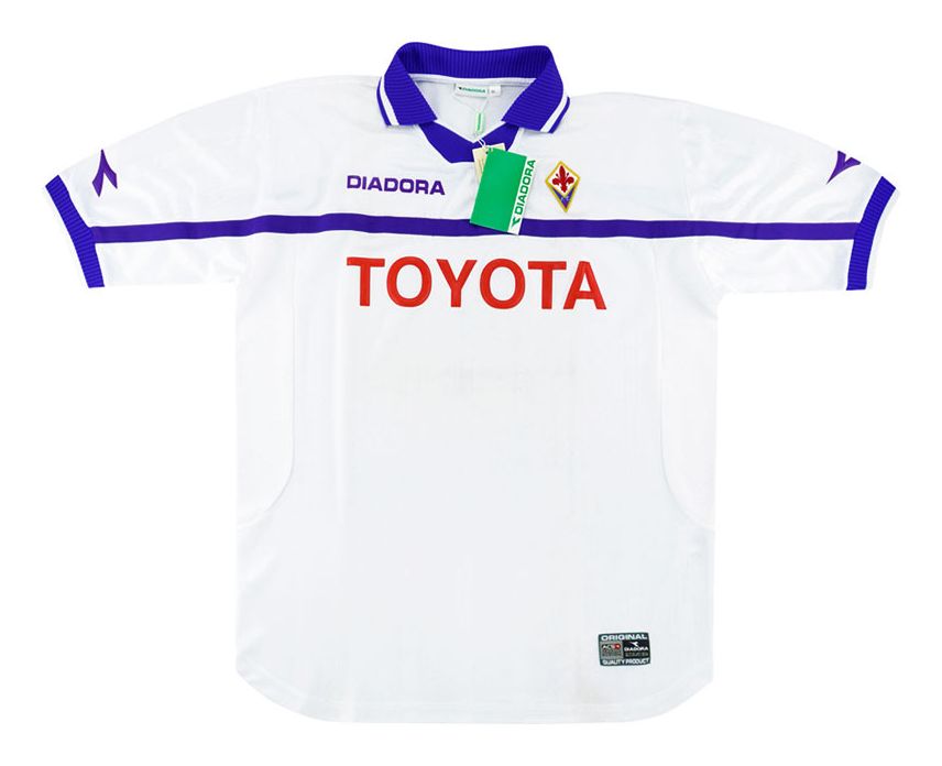 Segunda equipación de Fiorentina 00-01