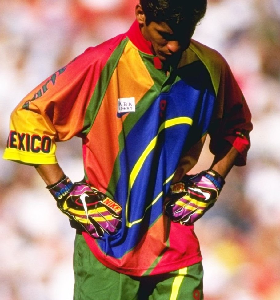 Equipación de portero de México 1995