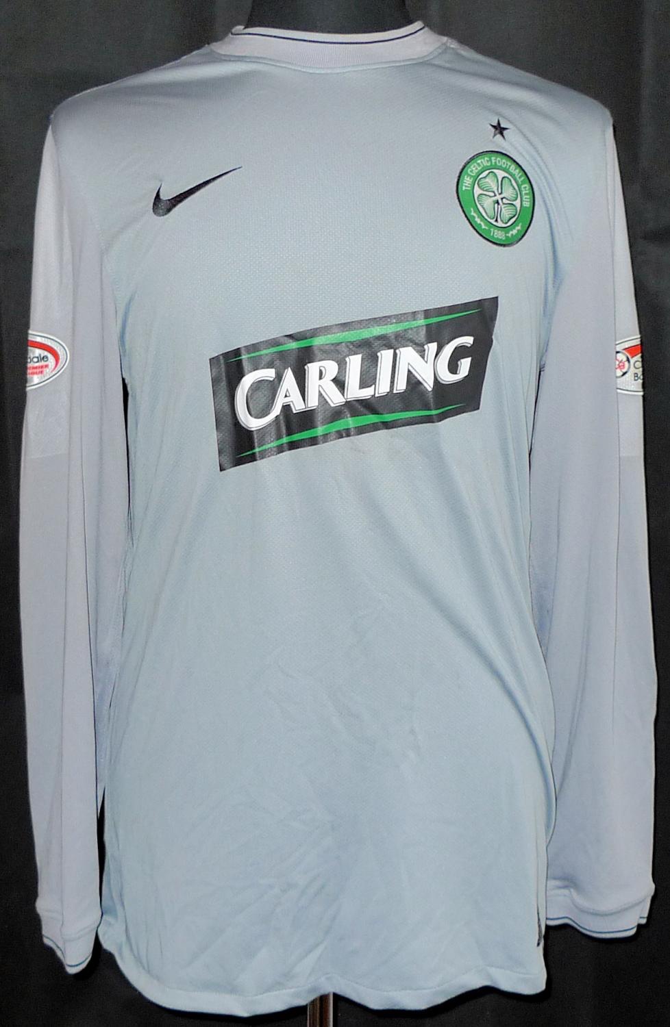 Equipación de portero de Celtic 09-10