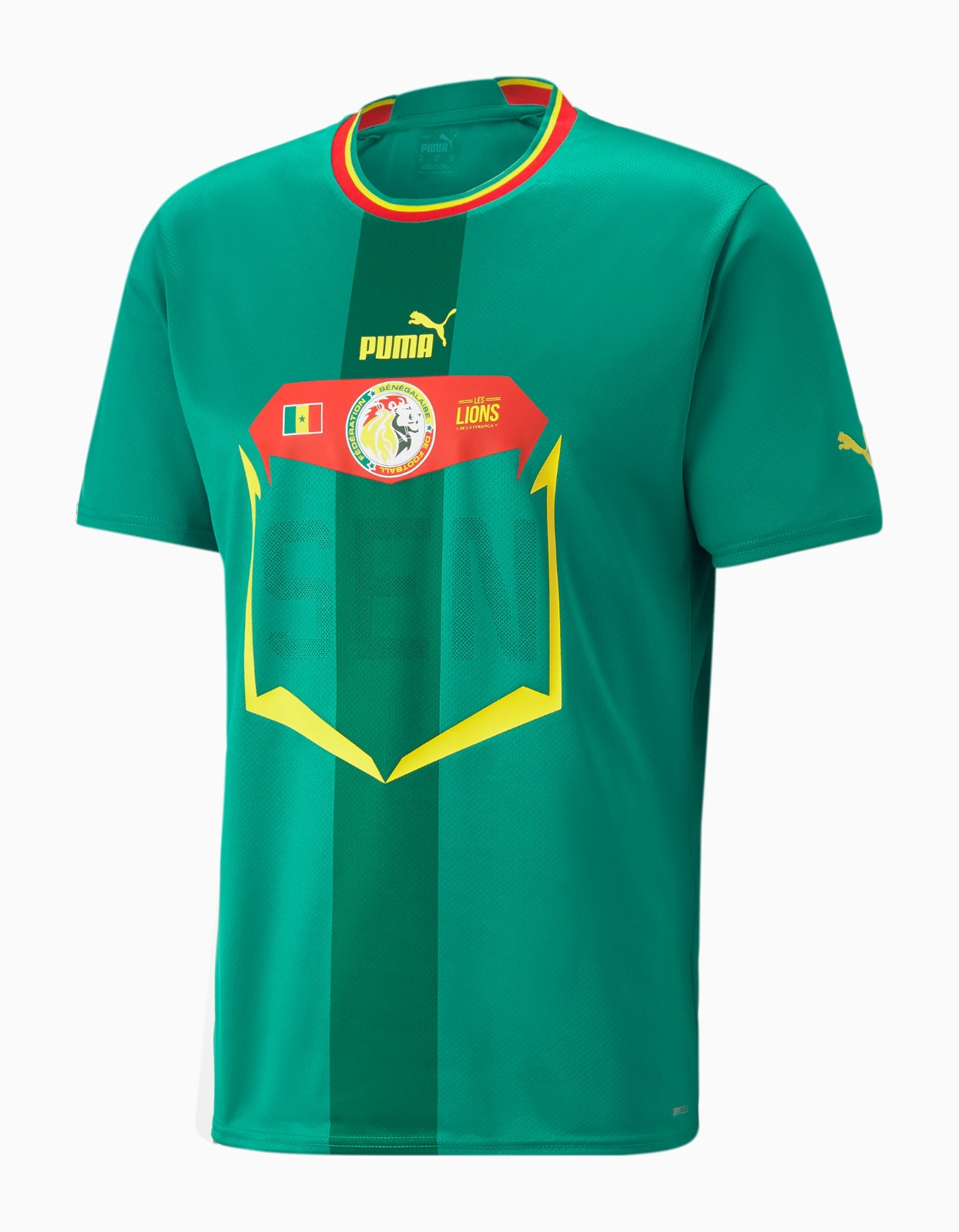 Segunda equipación de Senegal 2022