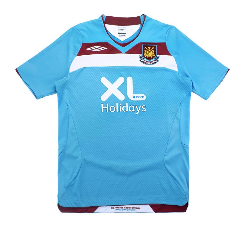 Segunda equipación de West Ham United 08-09