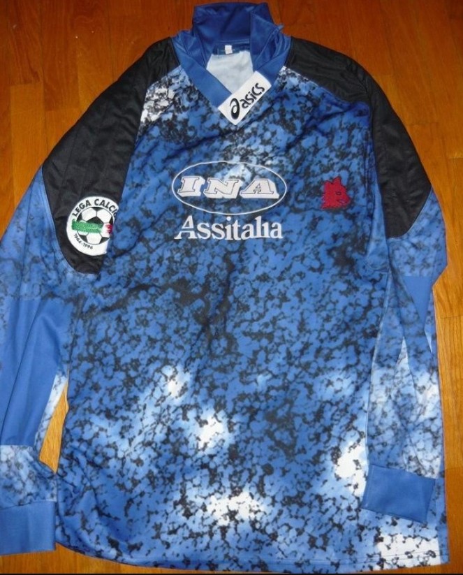Equipación de portero de Roma 96-97