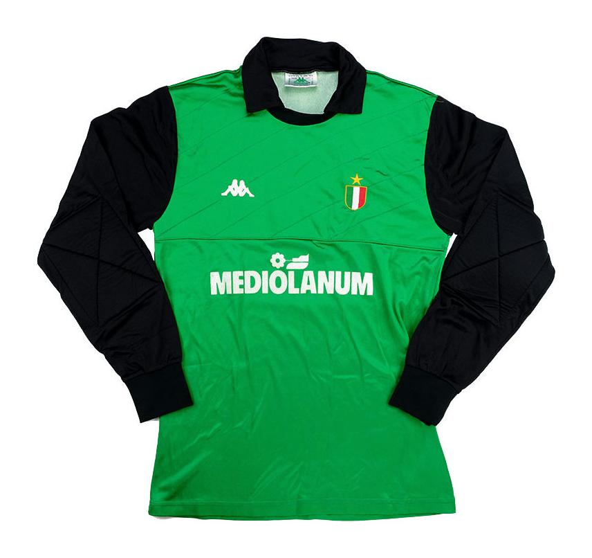 Equipación de portero de Milan 89-90