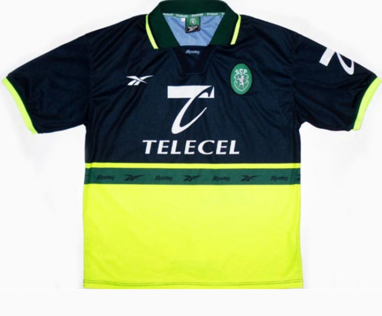 Segunda equipación de Sporting de Portugal 98-99