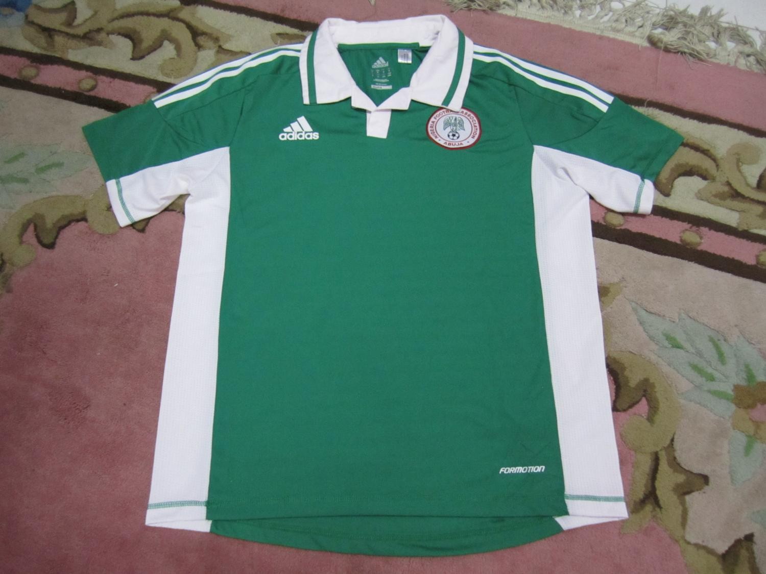 Primera equipación de Nigeria 2012