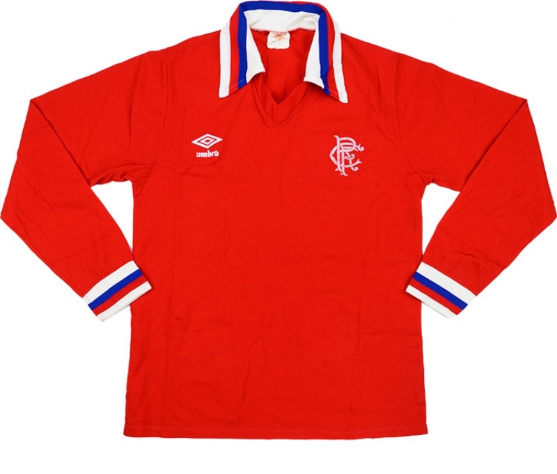 Segunda equipación de Glasgow Rangers 78-79