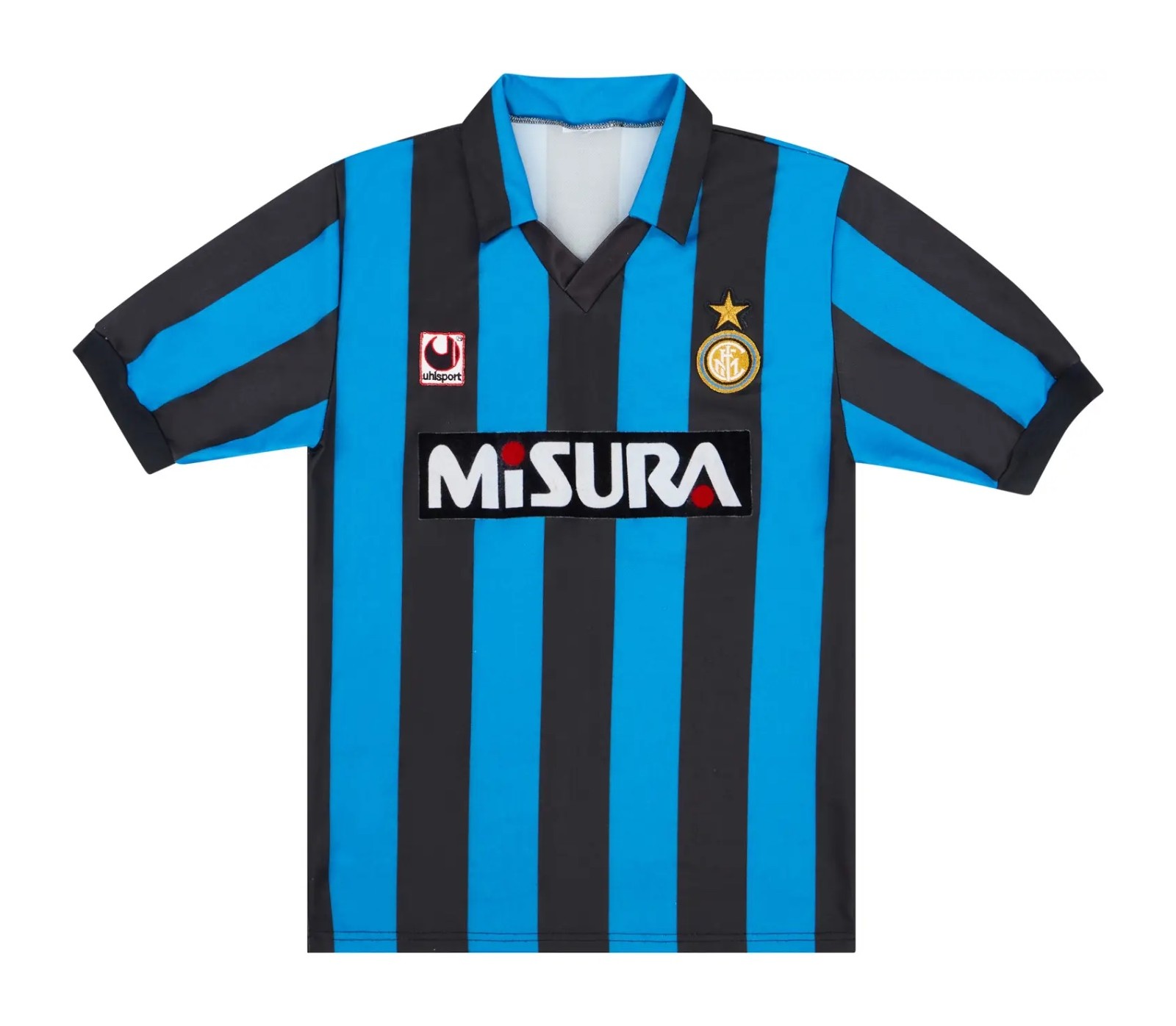 Primera equipación de Inter de Milán 90-91