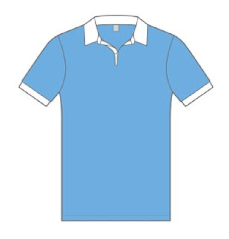 Primera equipación de Man City 1950-51