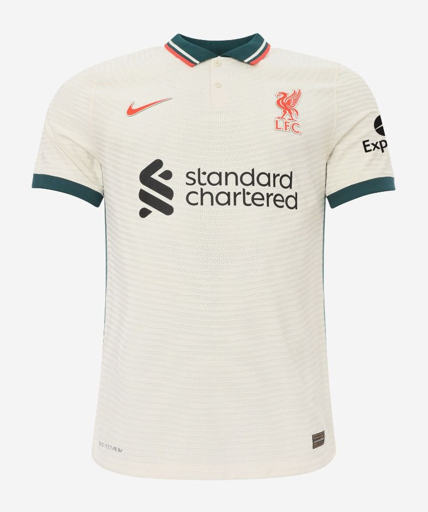 Segunda equipación de LiverpoolFC 21-22